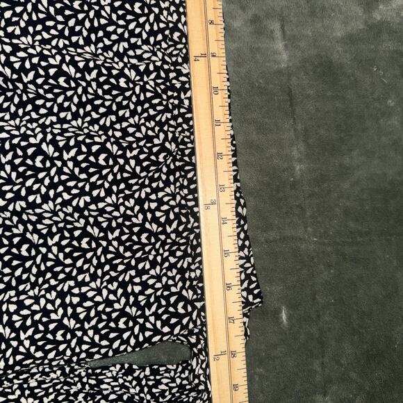 Arula Wrap Mini Skirt Women’s X Black White Floral Print Rayon Ruffle Hem Boho - Picture 8 of 8